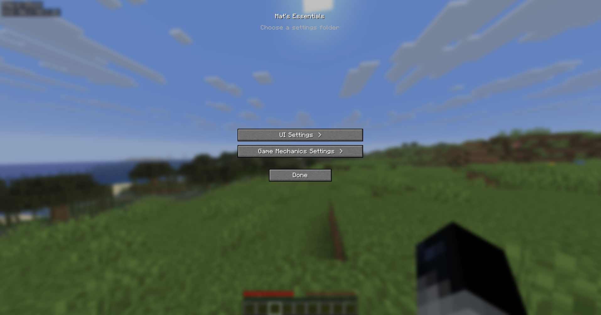 essentials mod screenshot