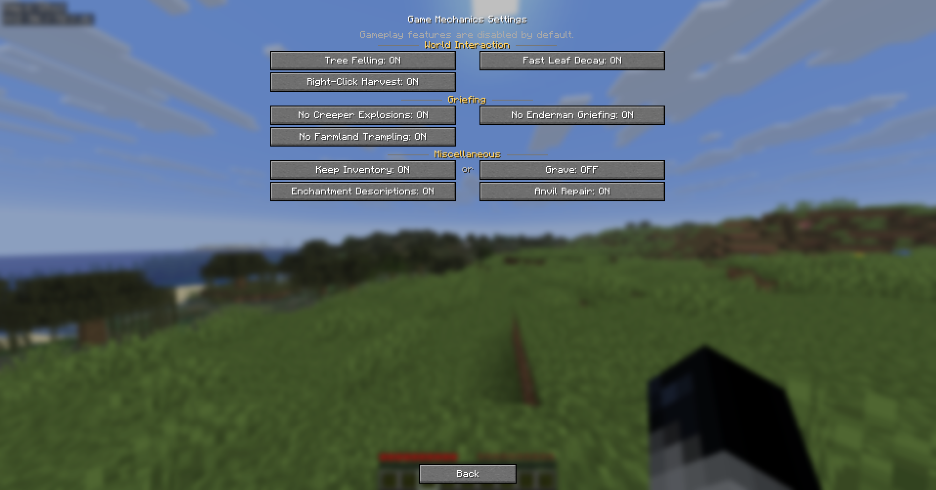essentials mod screenshot