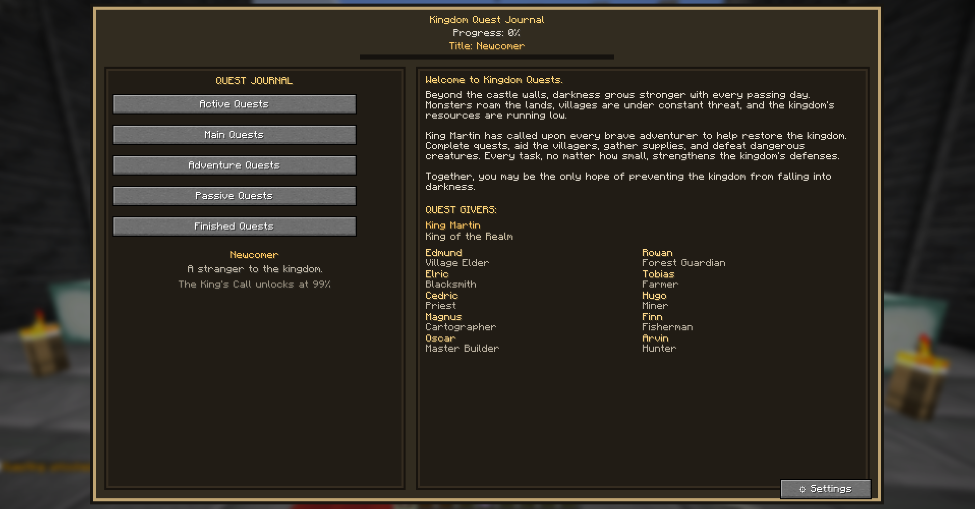 Damage Indicator settings menu